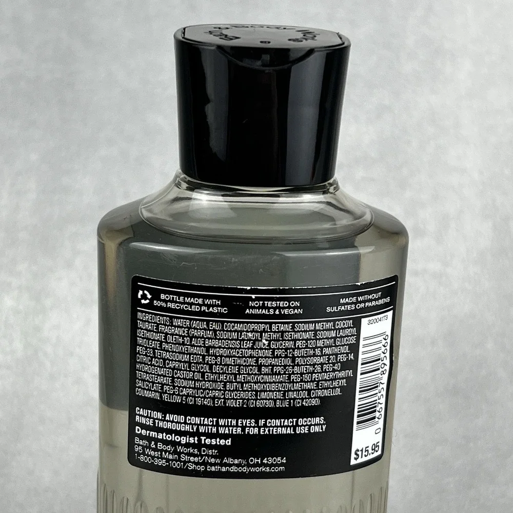 Bath and Body Works GRAPHITE 3-IN-1 Face Hair Body Wash 10 oz Mens Birthday Gift